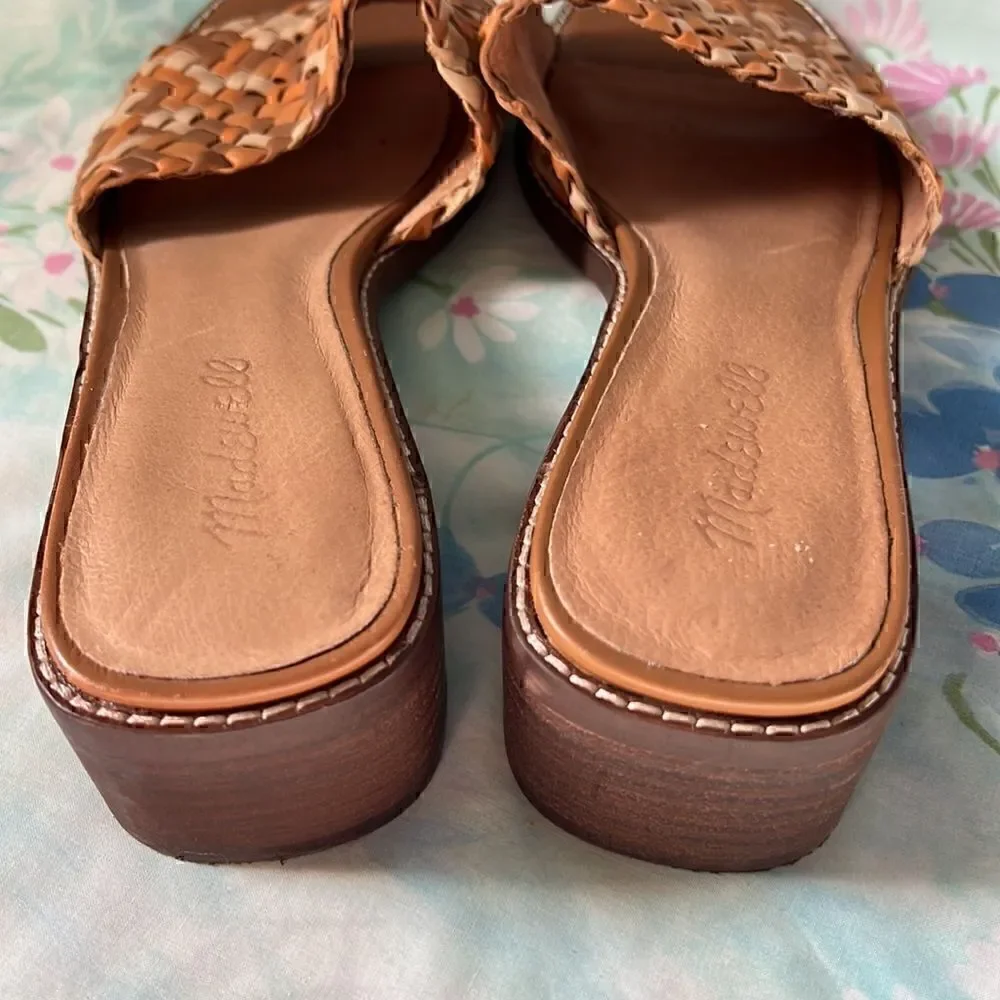 Madewell Lianne Slides Tri Color Heeled